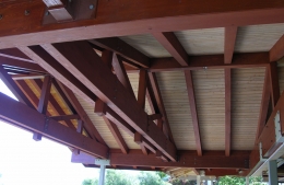 Maui ceiling before lacquer finish